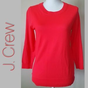 💼J.Crew Top Sweater Tippi Orange NWT Sz PM